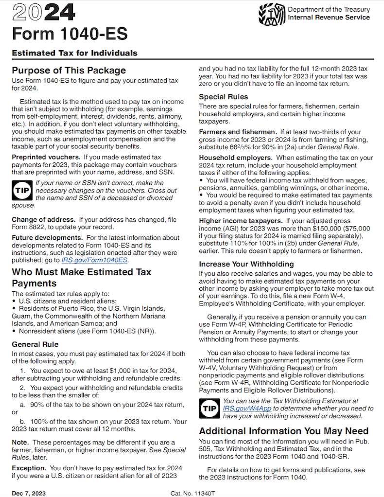 Form 1040-ES pdfPng