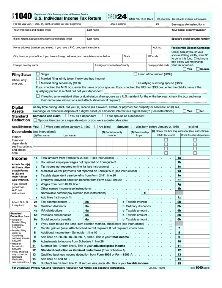 Form 1040