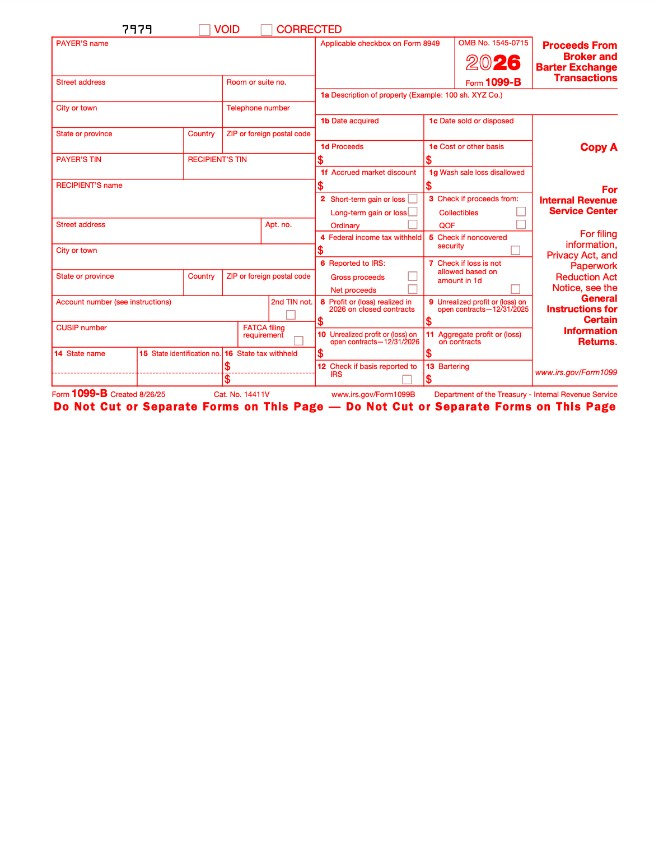 Form 1099-B